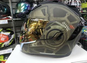 Icon Airflite Blockchain Motorcycle Helmet XL green Halo