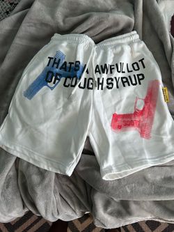 awful lot of cough syrup shorts size M
