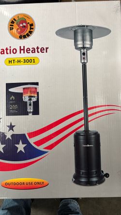 Patio Heater Stainless Steel - Outdoor Propane Heater For Patio & Restaurant