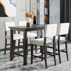 5 Piece Counter Height Dining Table