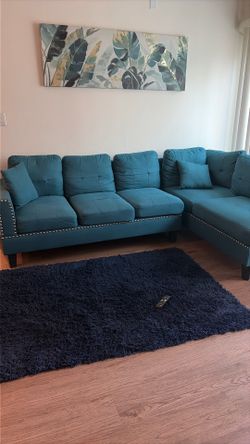 Couch Blue , Beautiful SEND OFFERS