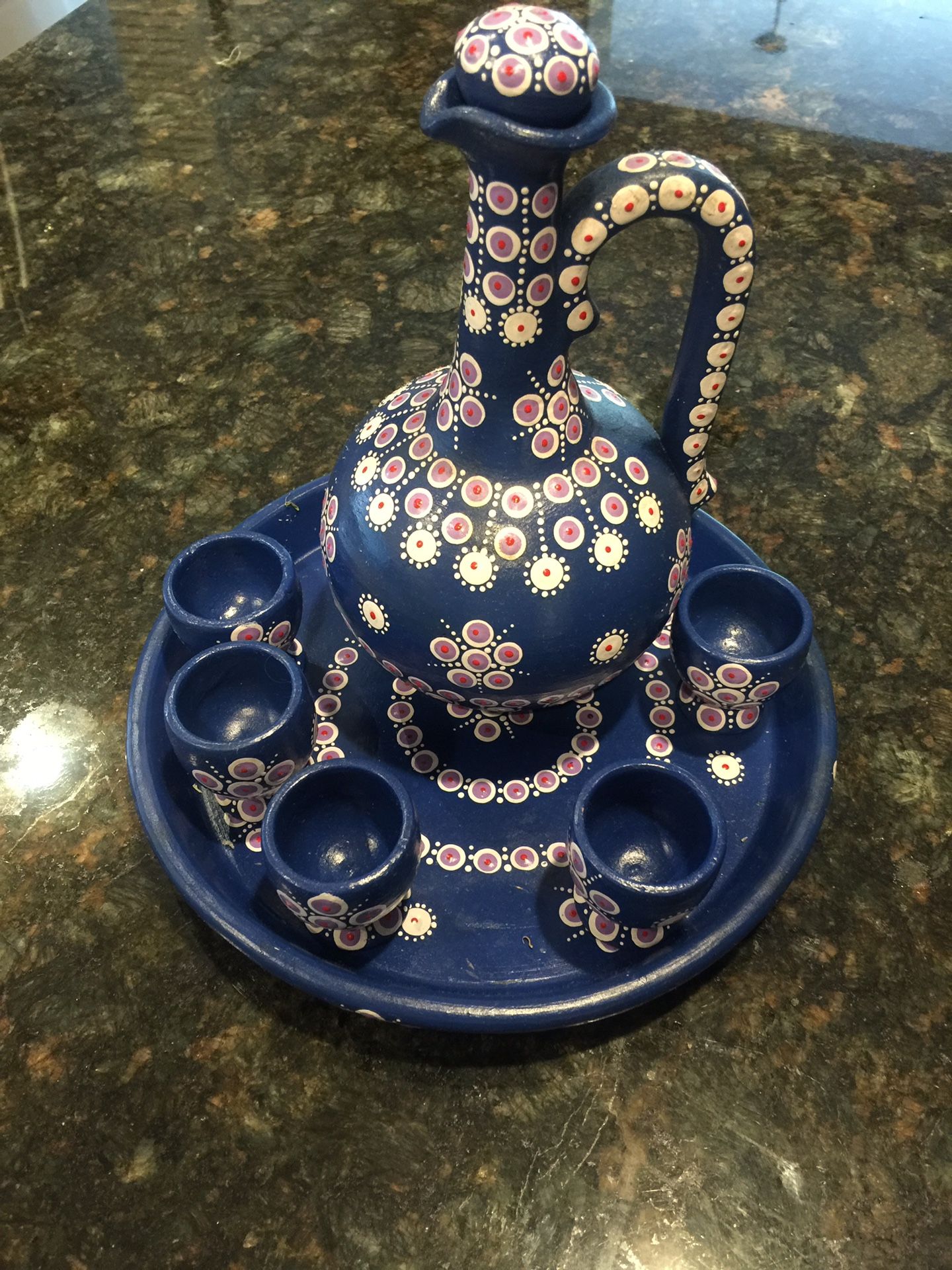 Ceramic liquor bottle