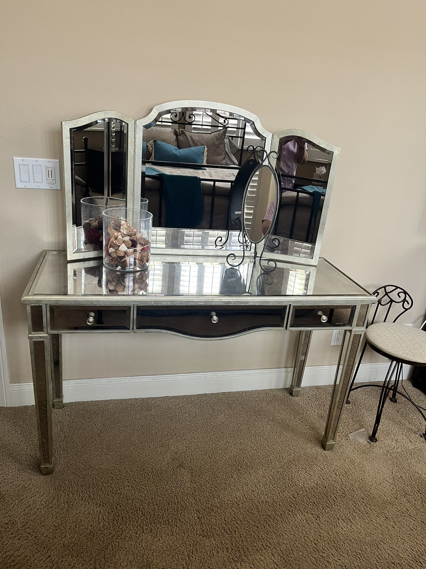 Mirrored Vanity