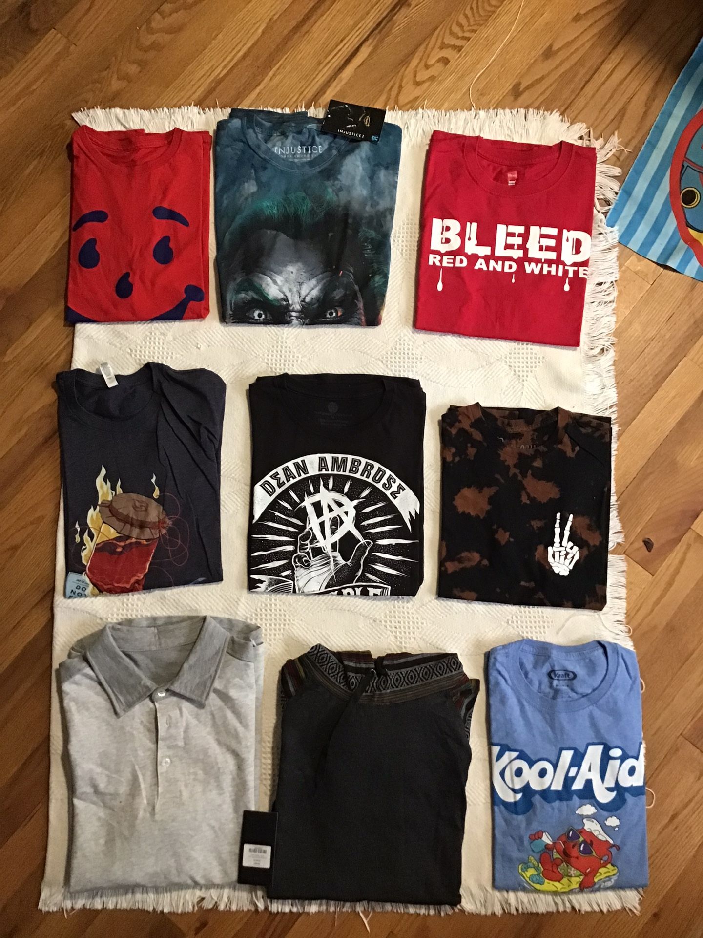 Lot 6/mens T’shirts Med Good Condition $50