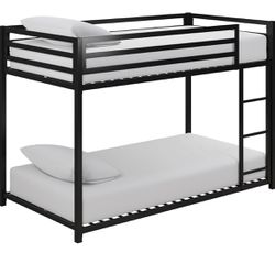 Twin Metal Bunk Bed ( Without matters )