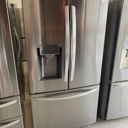 Stainless Steel 26 Cu. Ft. Smart WiFi Enabled French Door Refrigerator 