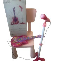 BCP Electric Guitar with Microphone Stand