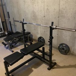 Bench Press And Bar