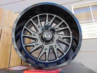 Brand New 20X12 Gloss Black TIS Rims *5X150* *TUNDRA* *-44MM Offset*