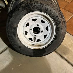 2 Tires with rims