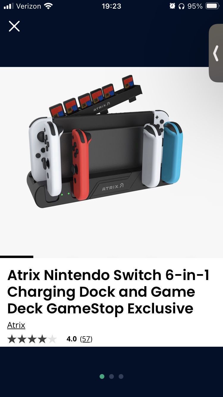 SEALED** ATRIX Nintendo Switch Dock