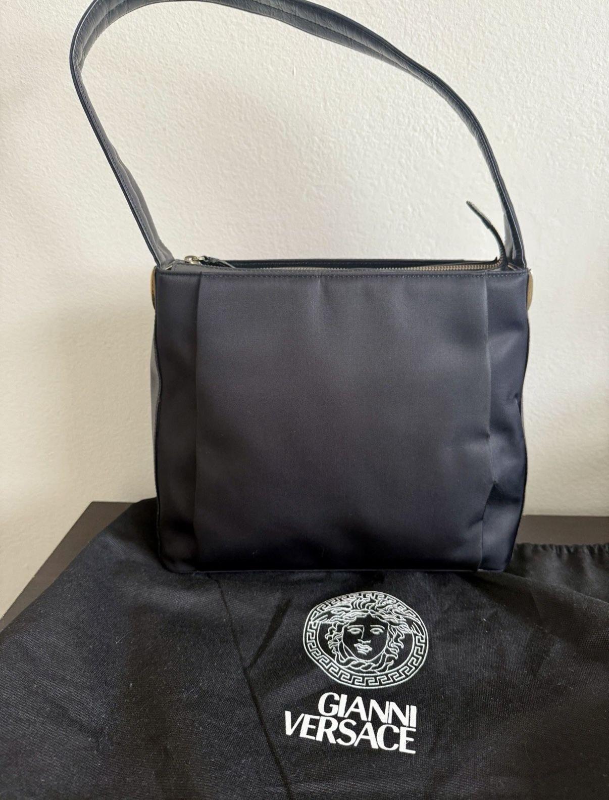 Vintage Gianni Versace Nylon Tote Bag