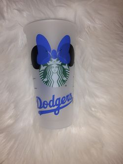 Dodgers personalized cold cup