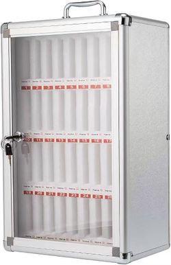 36 Slots Cell Phone Locker for Classroom Aluminum