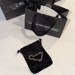 Chrome Hearts Paperchain Bracelet Size 8