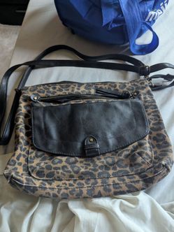 Animal print bag