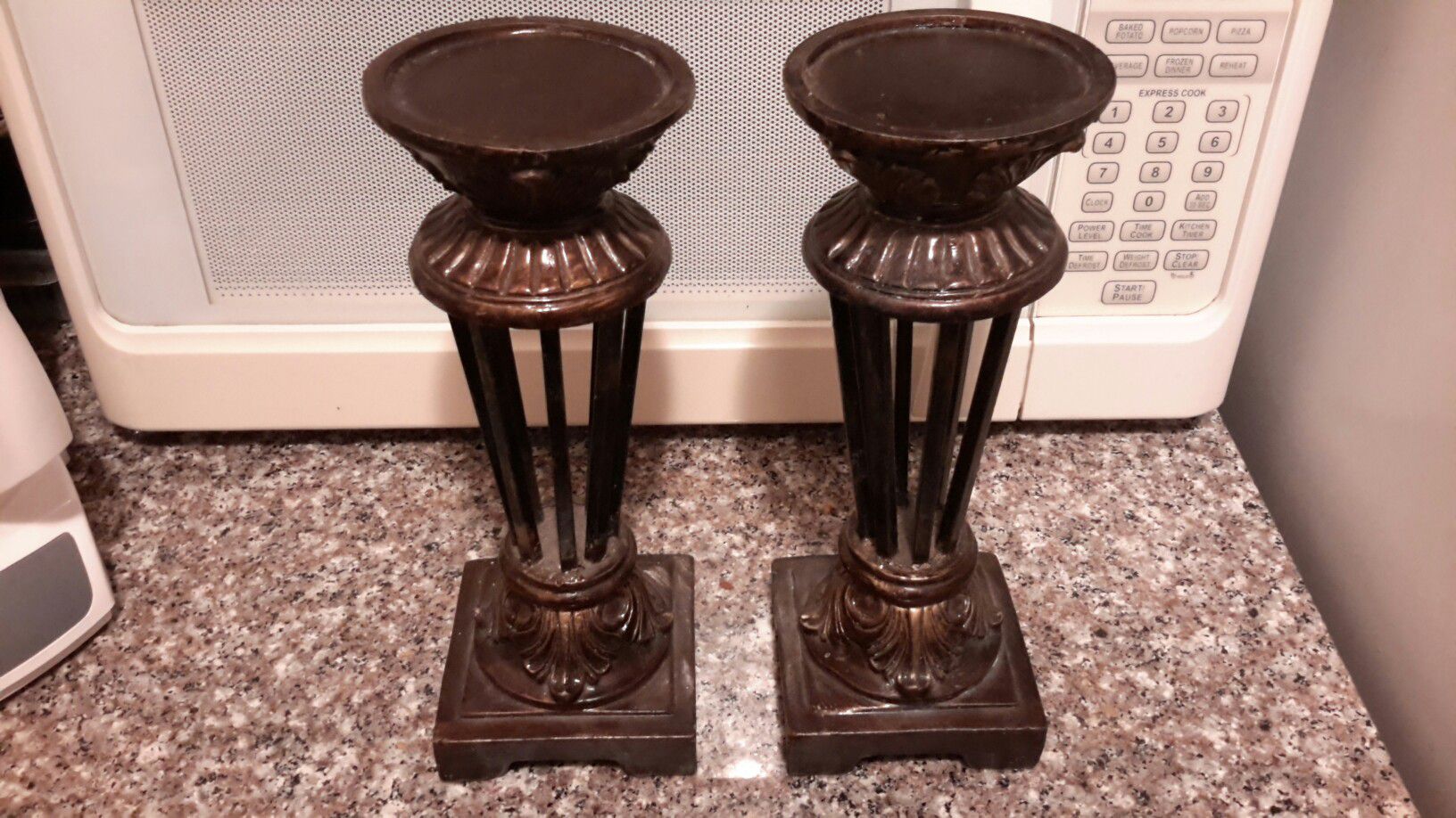 Two Beautiful Vintage Candle Holders