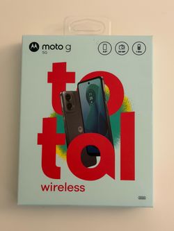 Brand New/Open Box - Total Wireless Moto G 5G - Prepaid Cell Phone