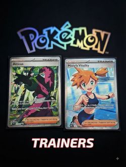 Pokémon Trainer Cards Atticus & Misty's Vitality