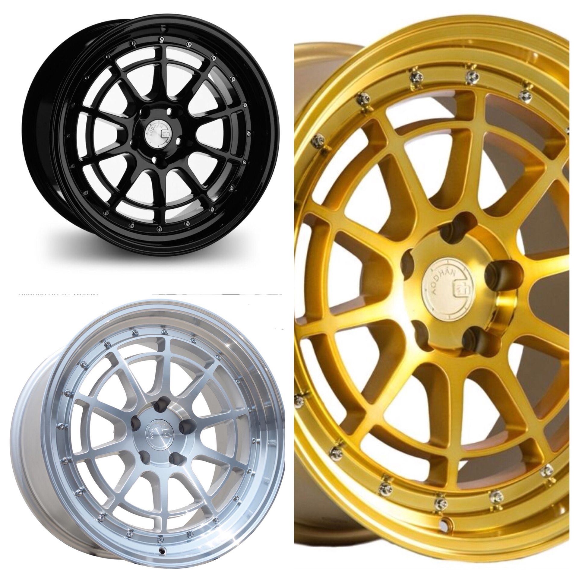 Aodhan Rim 18 inch 5x100 5x114 5x120 (only 50 down payment / no credit check)