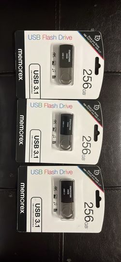 Memorex 256GB USB 3.1 Flash Drive – 3 Pack