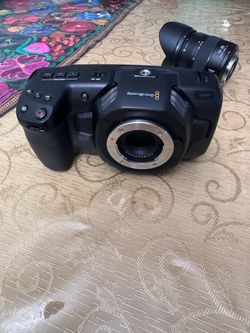 Blackmagic Pocket Cinema Camera 4K and LUMIX lens
