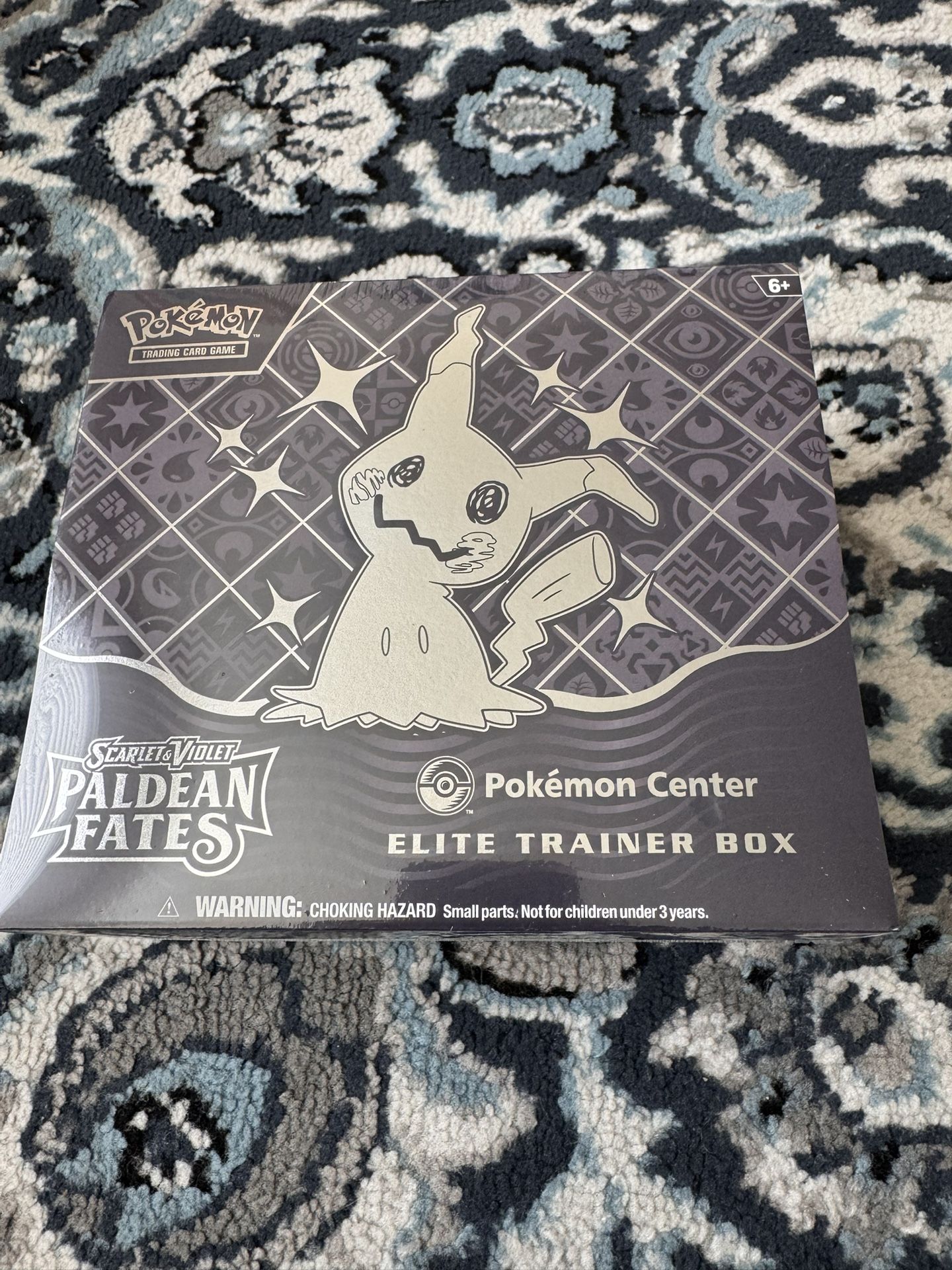 Sealed Pokemon Center Exclusive Scarlet and Violet Paldean Fates Elite Trainer Box