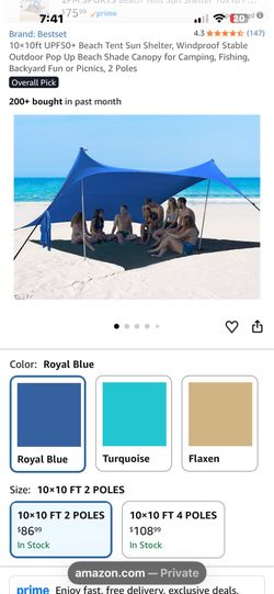 Sun beach shade