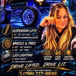 Suspensión, Wheels and Tire Packages