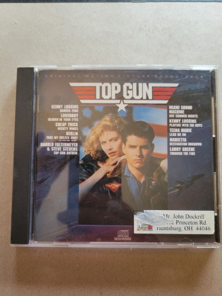 CD - TOP GUN: Movie Soundtrack - Kenny Loggins: Danger Zone / Berlin +