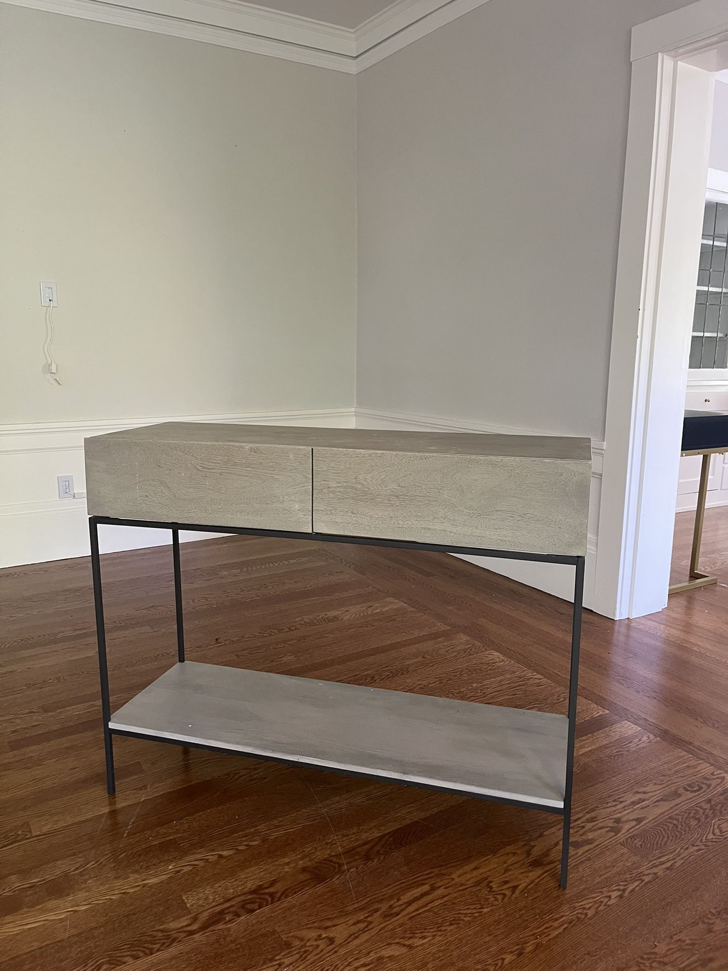 Wood Console Table – $45