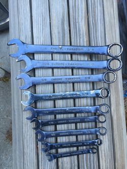 Chrome vanadium metric wrenches