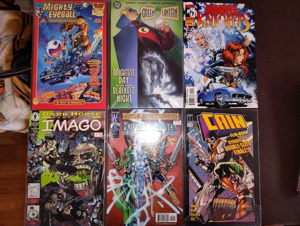 New Comics In Plastic 6 For 15