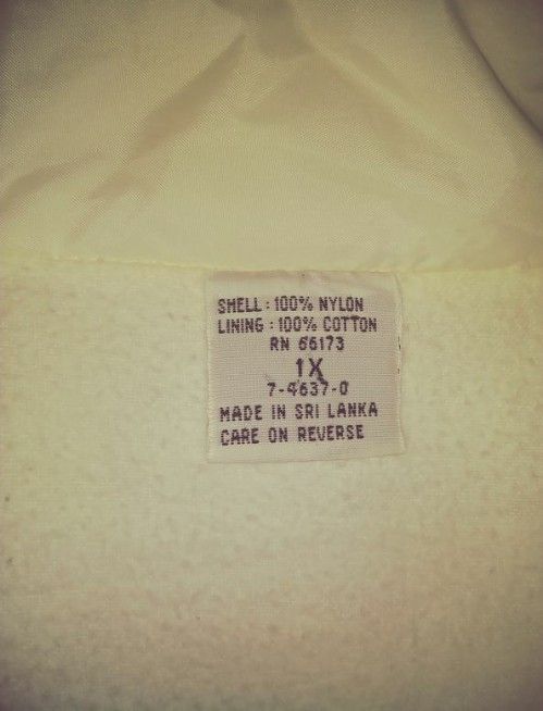 White Snap Jacket - XL