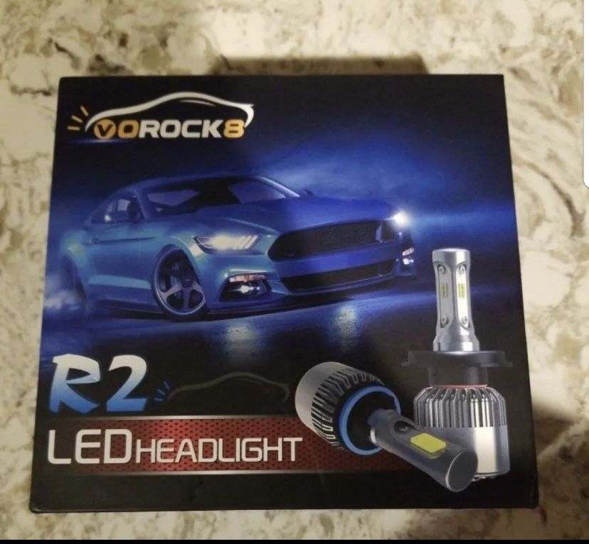 VoRock8 R2 COB H10 9045 9145 8000 Lumens Led Fog Driving Light, Halogen Fog Bulb