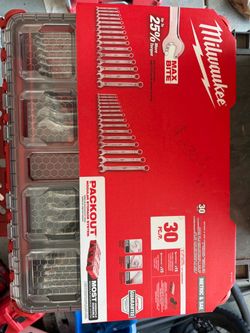 Metric/SAE Combination Wrench Set with PACKOUT Organizer