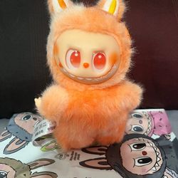 Labubu Doll Orange New 