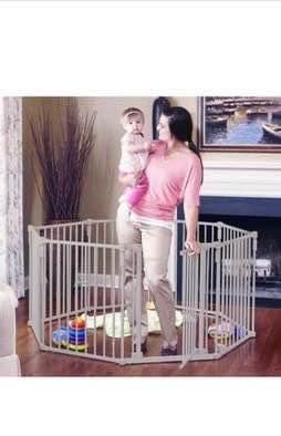 8 panels Metal playpen Toddleroo 3 in 1 Superyard:198" long extra wide 30 "tall 04929-NEW
