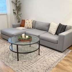 West Elm Urban Sectional Couch. 🚚