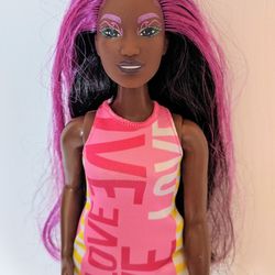 African American Curvy Barbie  Doll