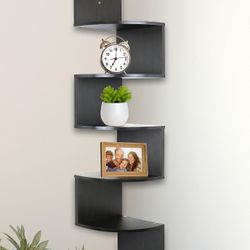 Corner Shelf, Greenco 5 Tier Shelves for Wall Storage