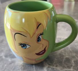 Disney Parks Tinker Bell Dream Coffee Mug Cup Green Peter Pan Tinkerbell Tea