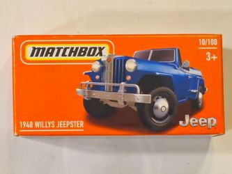 MATCHBOX # 10 OF 100 . 1948 WILLYS JEEPSTER .