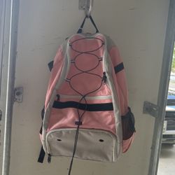 Pink Softball Backpack 