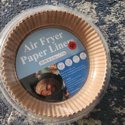 50 Pcs Air Fryer Paper Liners  6.3 In X 1.77 In 
