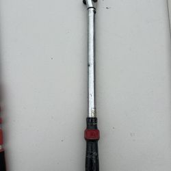 Craftsman half inch torque wrench