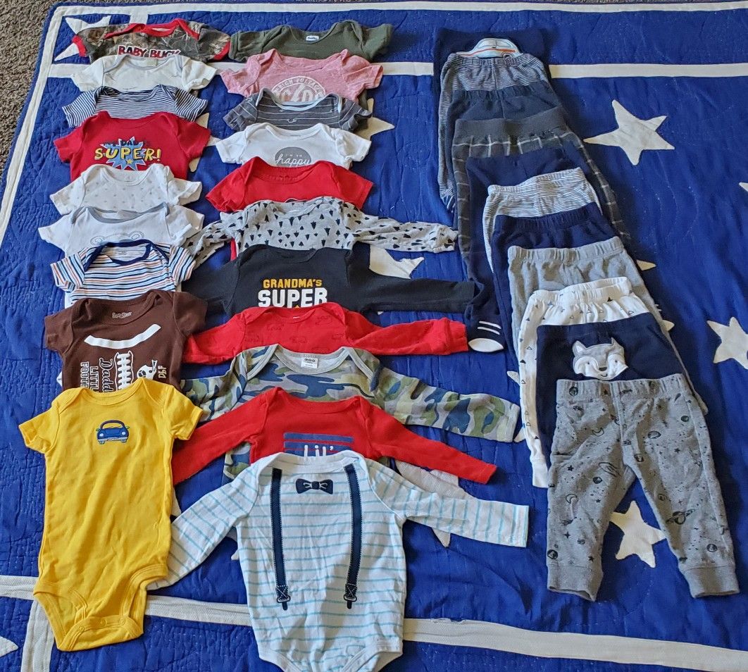 Baby boy clothes lot 31 pieces
