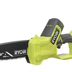 RYOBI ONE+ 18V 6 in. Cordless Battery Compact Pruning Mini Chainsaw (Tool Only)