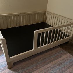 Montessori Floor Bed with Riser - Full Size - Like New