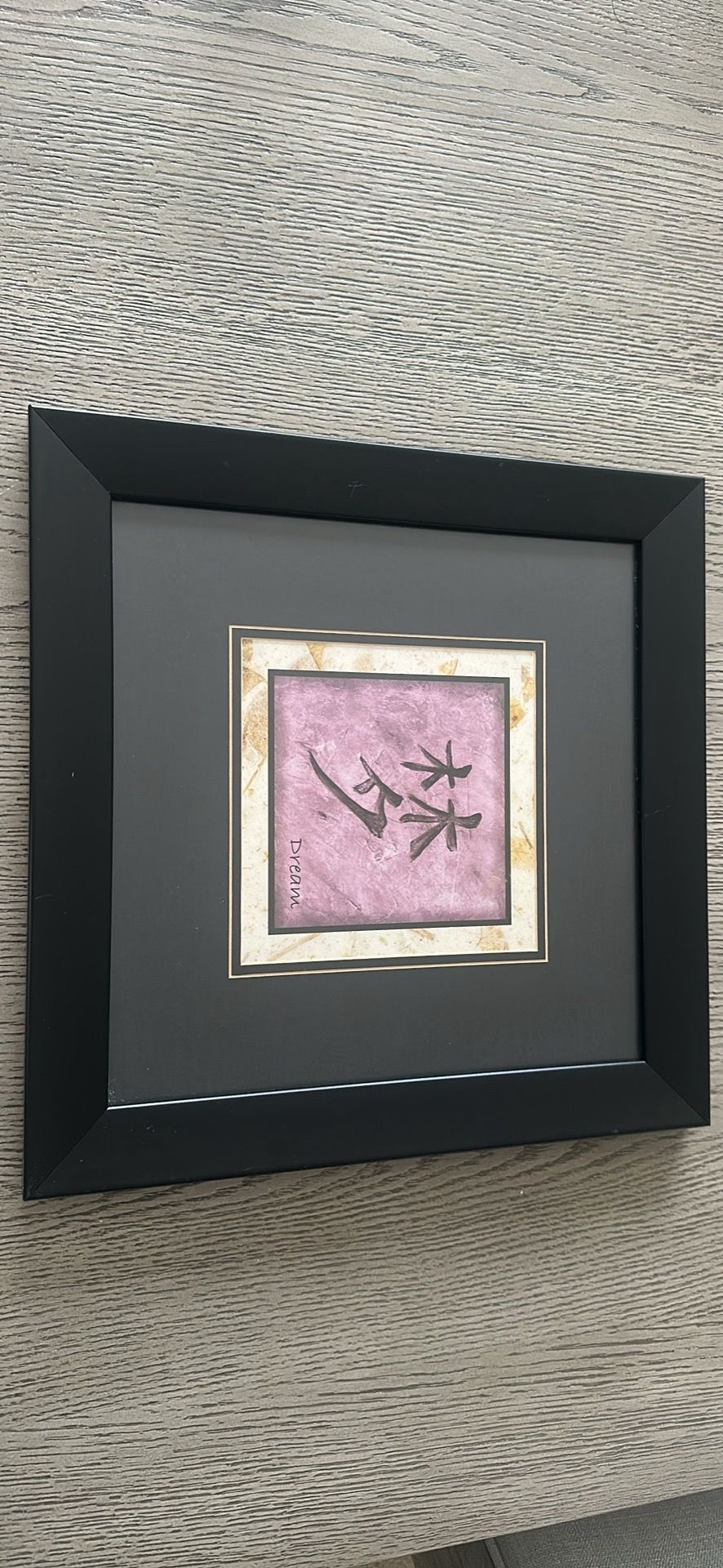 Framed “Dream” Wall Art / Decor